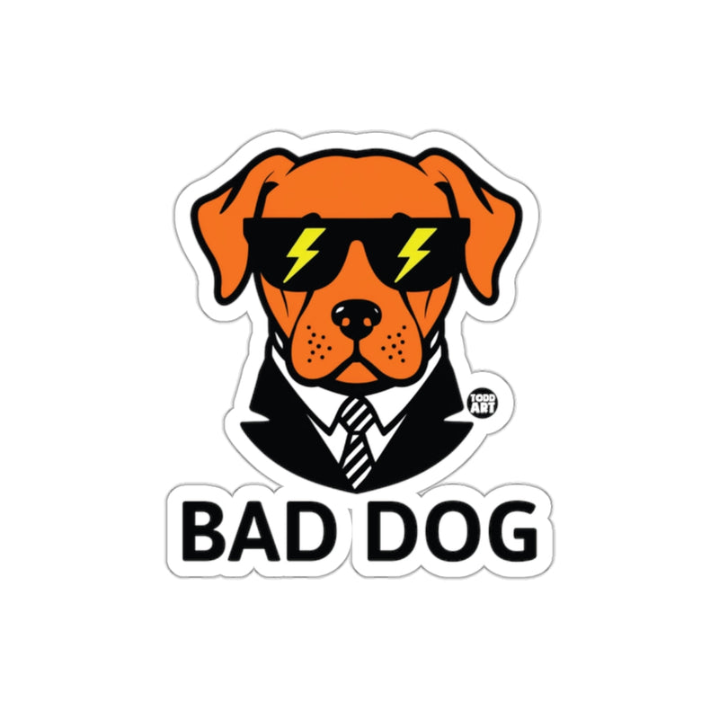 Load image into Gallery viewer, Bad Dog in Suit and Sunglasses Sticker
