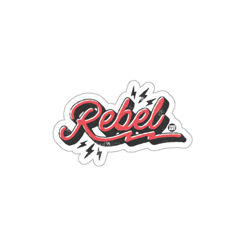 Load image into Gallery viewer, Rebel Todd Art Lightning Bolt Design Sticker

