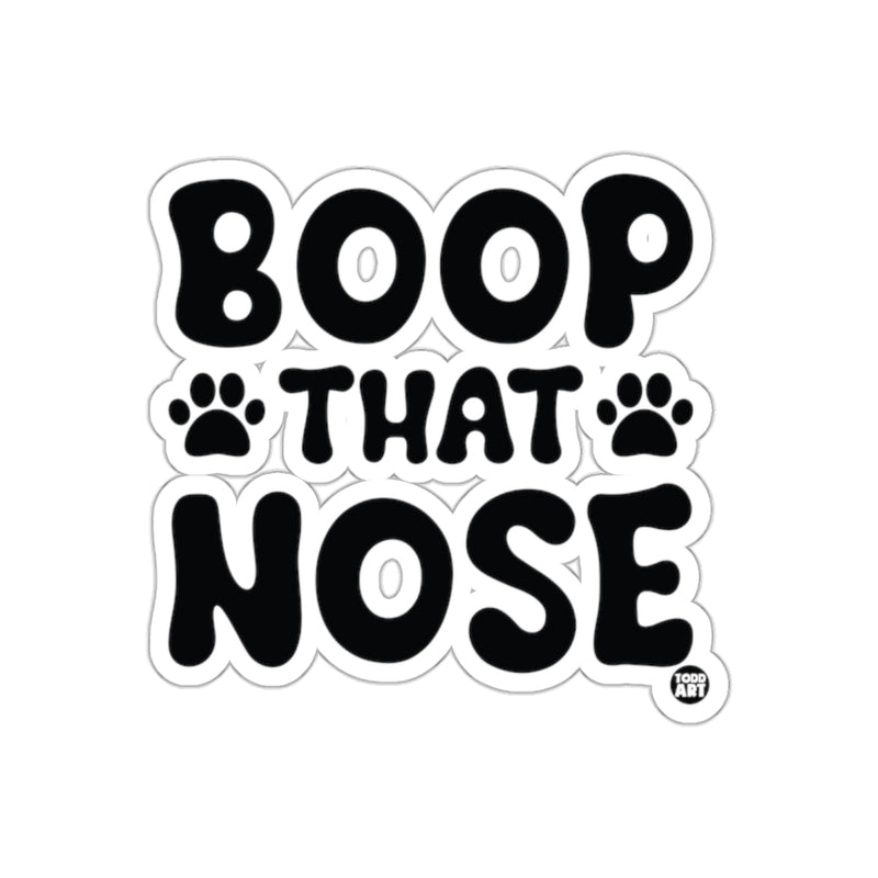 Load image into Gallery viewer, Boop That Nose Cute Animal Lover Sticker Decal
