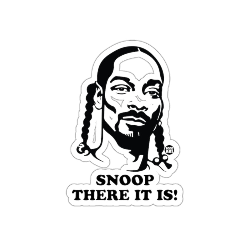 Load image into Gallery viewer, Snoop There It Is Portrait Illustration Design sticker
