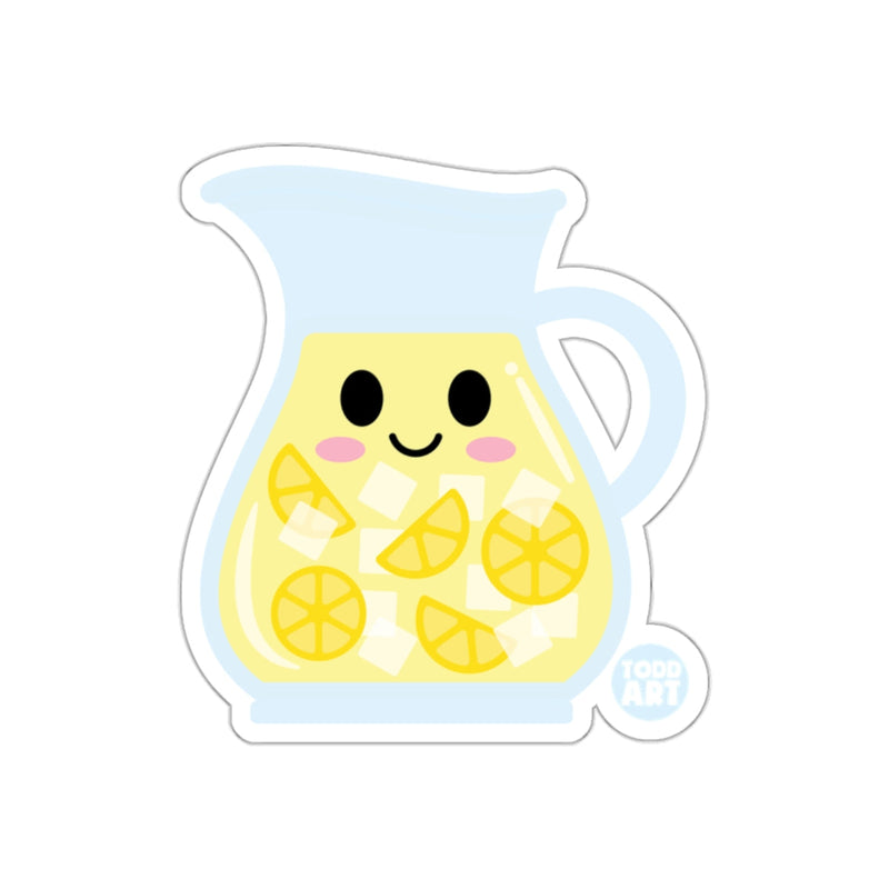 Load image into Gallery viewer, Cute Smiling Lemonade Pitcher Cartoon Sticker
