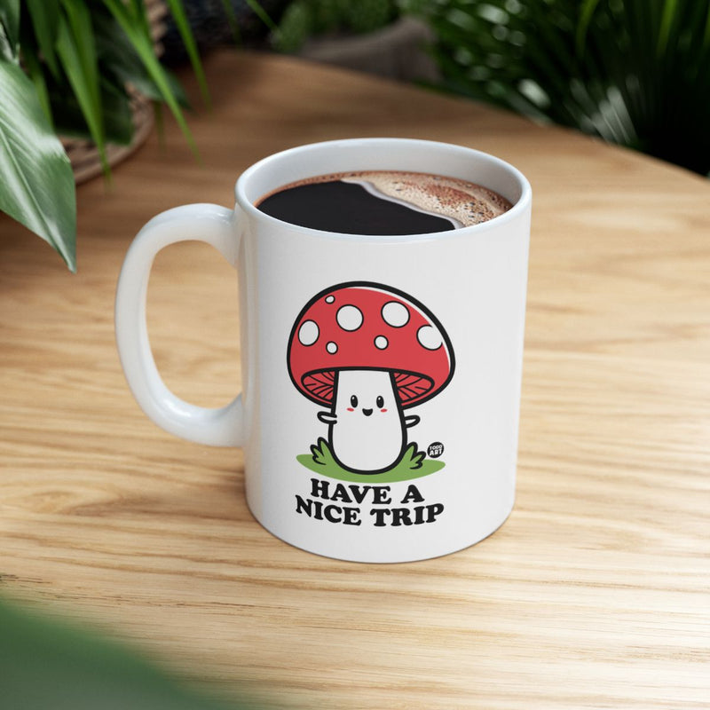 Load image into Gallery viewer, Cute Mushroom Have A Nice Trip Mug
