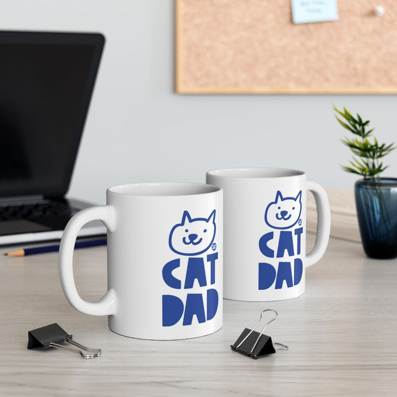 Load image into Gallery viewer, Cat Dad Mug with Adorable Cat Design
