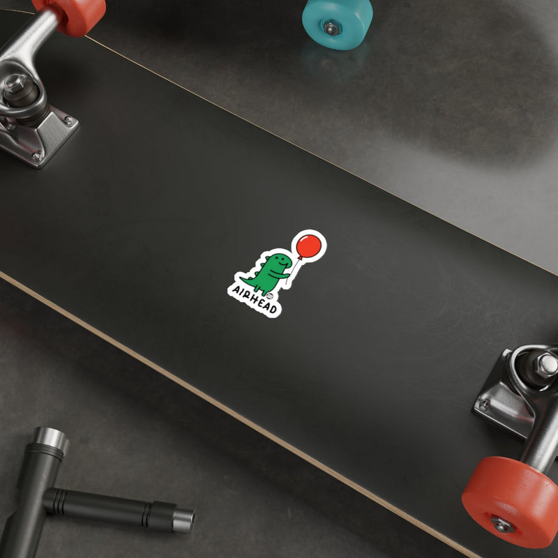Load image into Gallery viewer, Funny Dinosaur Airhead with Balloon Skateboard Deck
