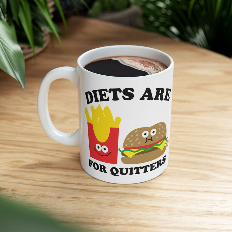 Load image into Gallery viewer, Diets Are For Quitters Funny Coffee Mug
