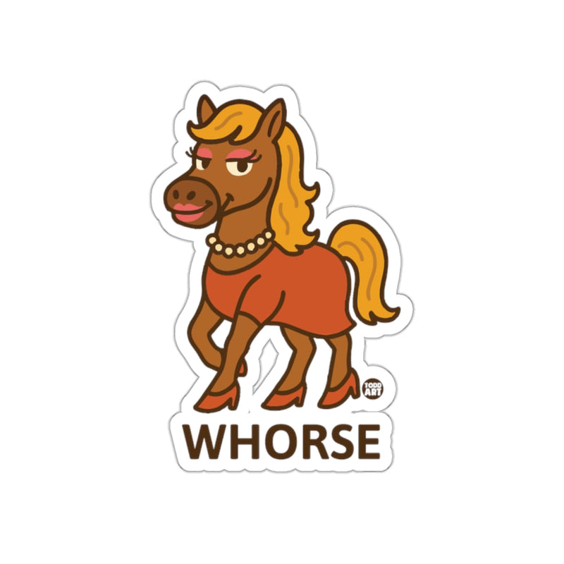 Load image into Gallery viewer, Cartoon Horse with Funny Text Sticker Product
