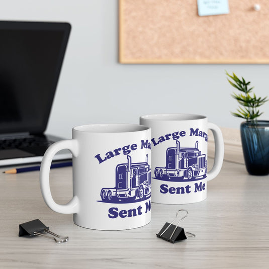 Large Marge Sent Me Truck Print Ceramic Mug