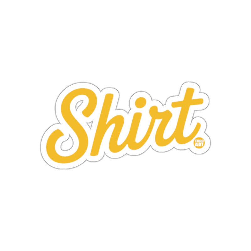 Load image into Gallery viewer, Bold Yellow Shirt Graphic Sticker Product
