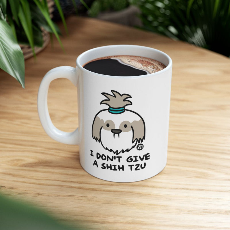 Load image into Gallery viewer, I Don't Give A Shih Tzu Funny Coffee Mug Product
