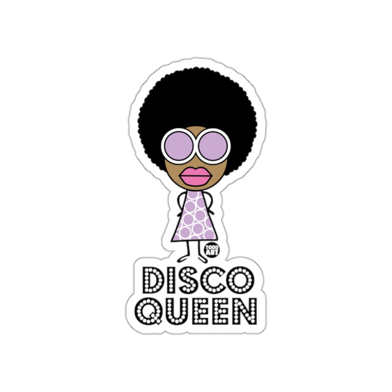 Load image into Gallery viewer, Retro Disco Queen Character with Afro Sticker
