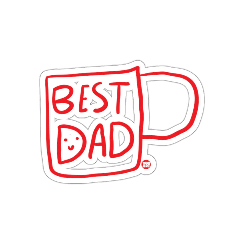Load image into Gallery viewer, Best Dad Sign on Artistic Mug Design product
