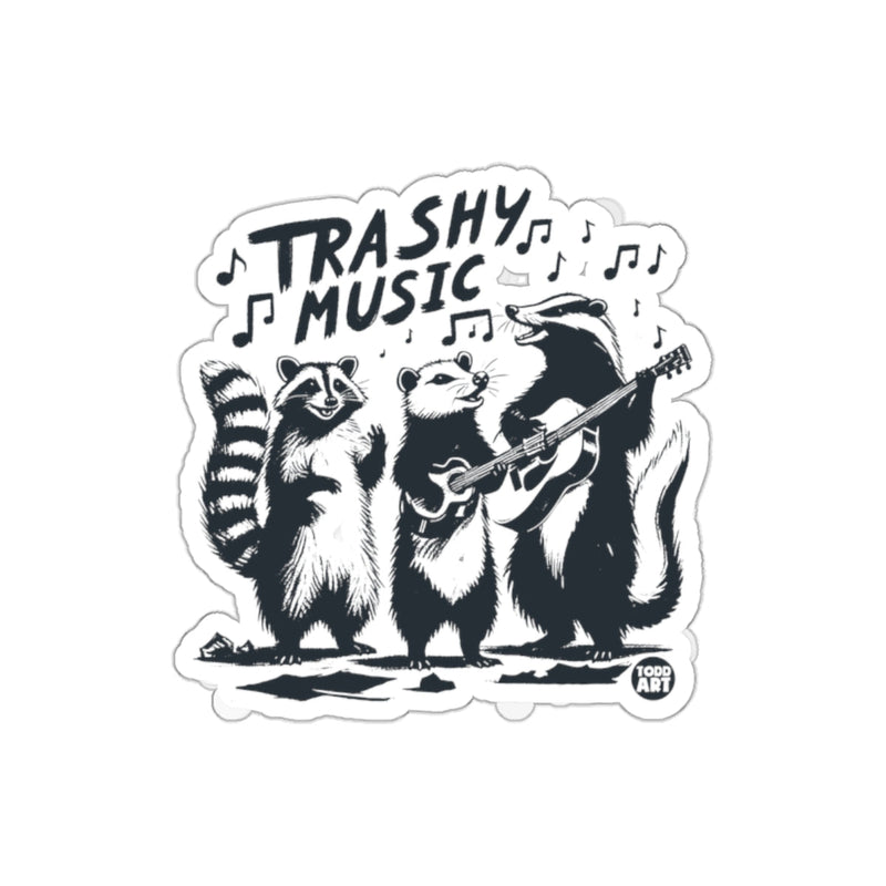 Load image into Gallery viewer, Trashy Music Band Raccoon Possum Badger Todd Art sticker
