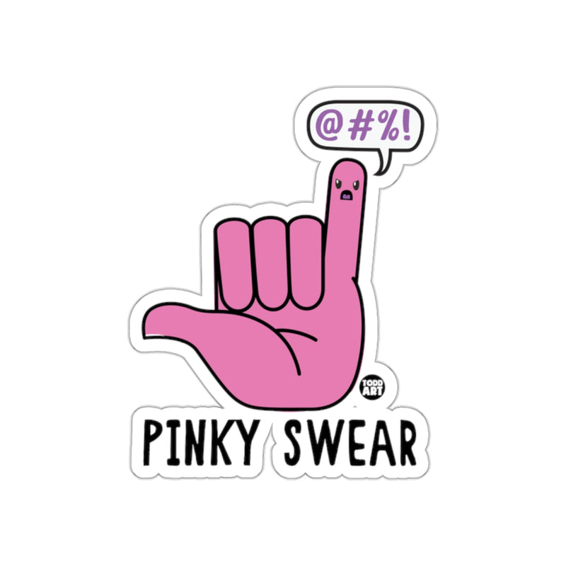 Load image into Gallery viewer, Pinky Swear Cartoon Hand Gesture Sticker
