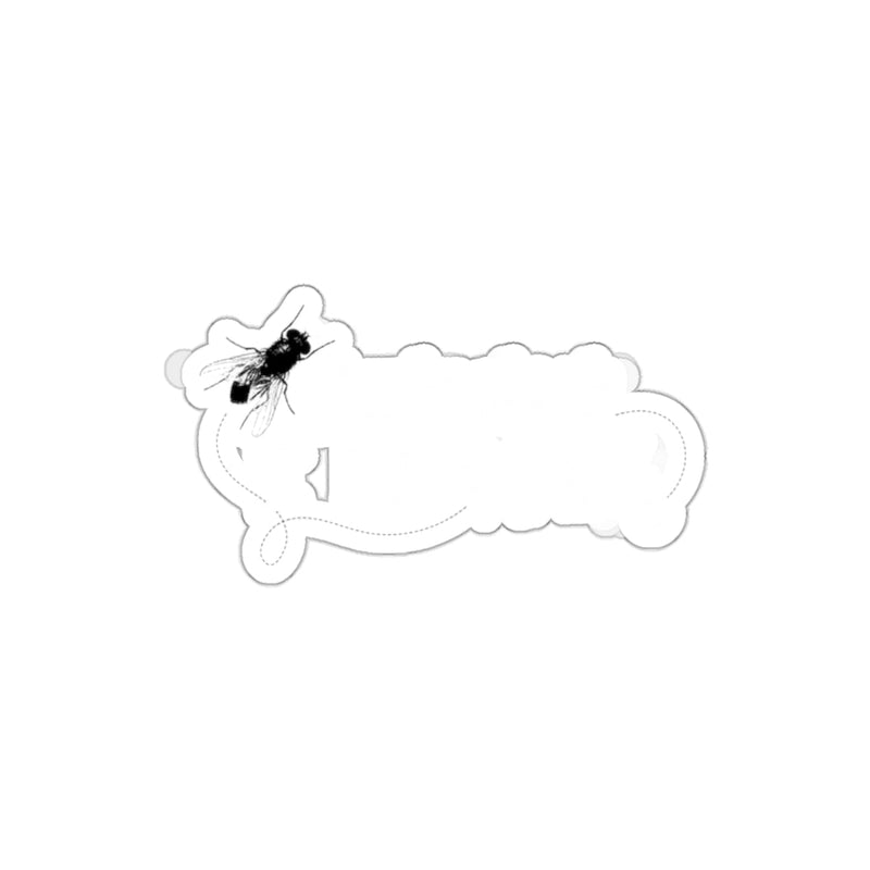 Load image into Gallery viewer, Fly Graphic with Decorative Text Sticker
