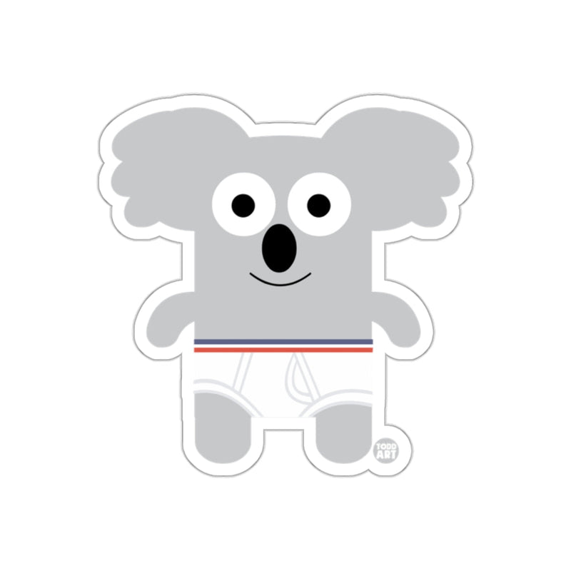 Load image into Gallery viewer, Cute Koala Character with Underwear Sticker
