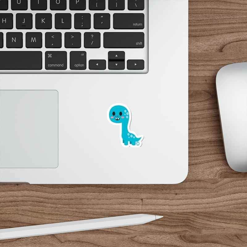 Load image into Gallery viewer, Cute Blue Dinosaur Cartoon Sticker for Laptops and Notebooks
