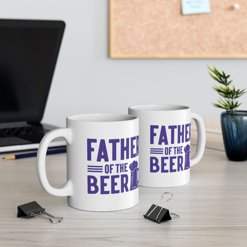Load image into Gallery viewer, Father of the Beer coffee mug ideal for beer lovers
