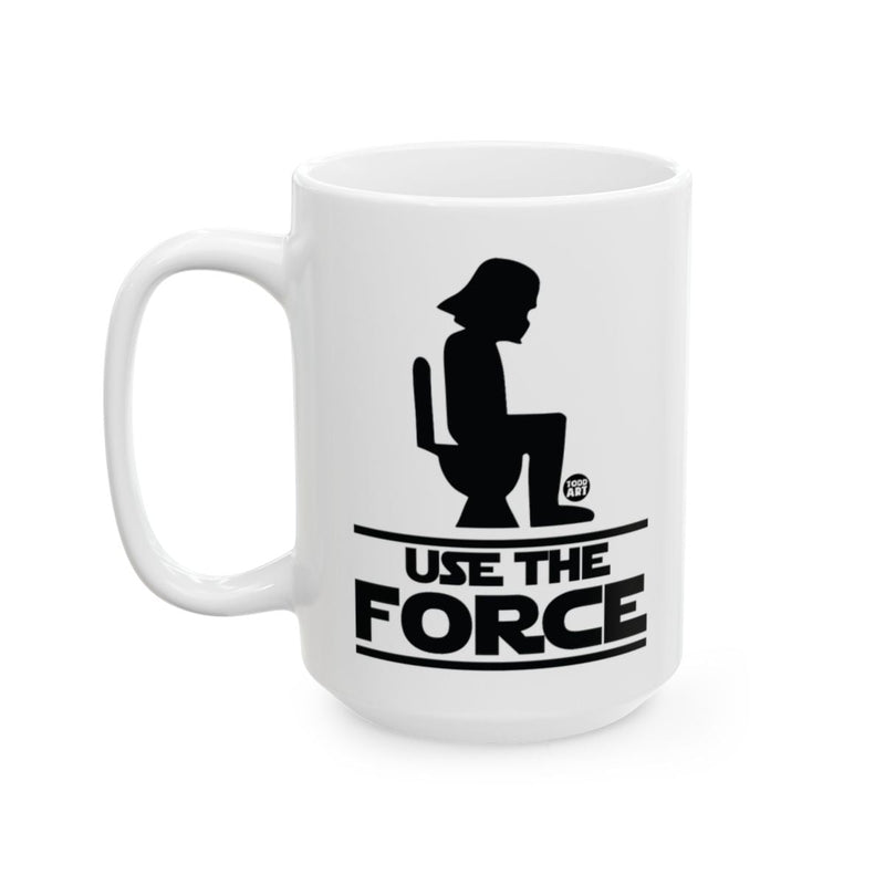 Load image into Gallery viewer, Use the Force with Silhouette Design Mug
