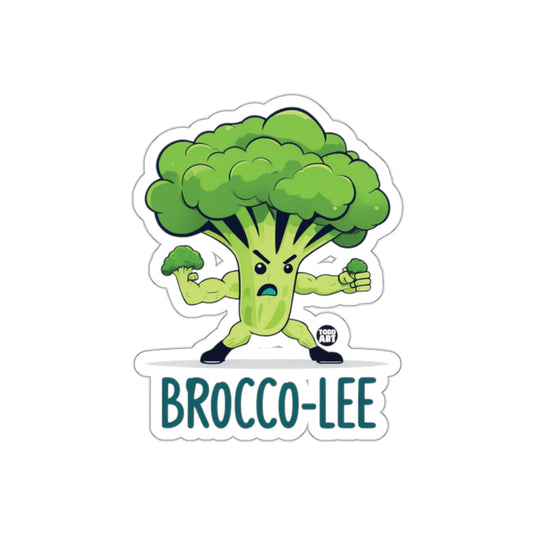 Brocco-Lee Funny Broccoli Character Sticker