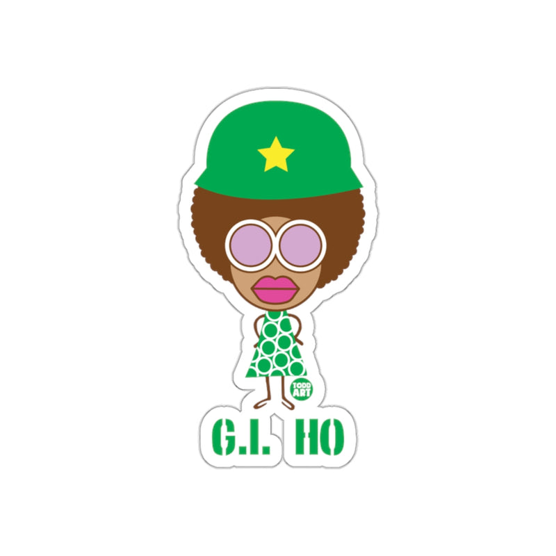 Load image into Gallery viewer, G.I. HO Graphic Sticker with Funky Design

