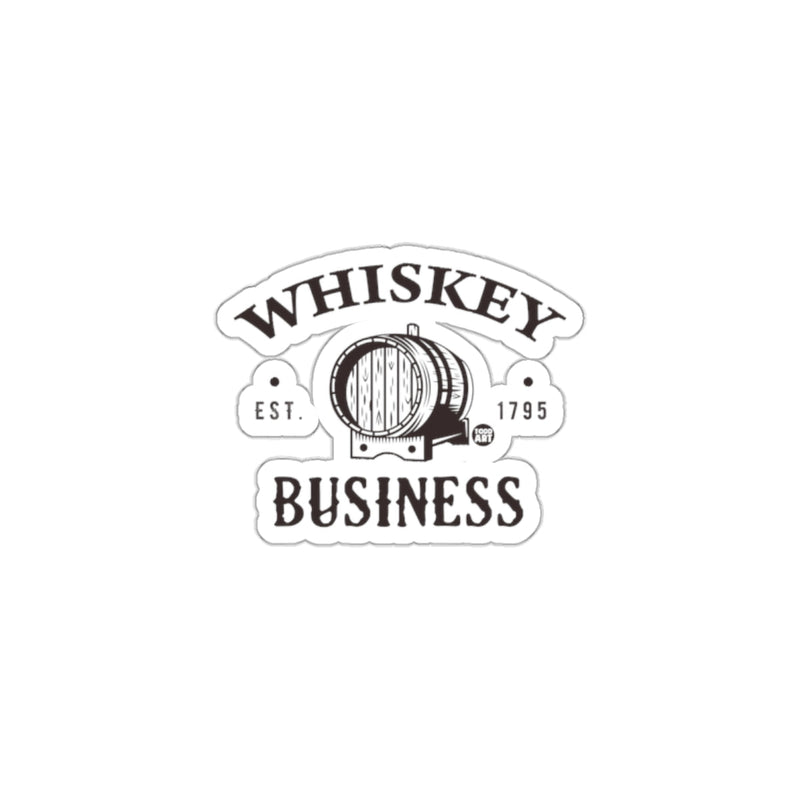 Load image into Gallery viewer, Whiskey Business Rustic Design Sticker Product
