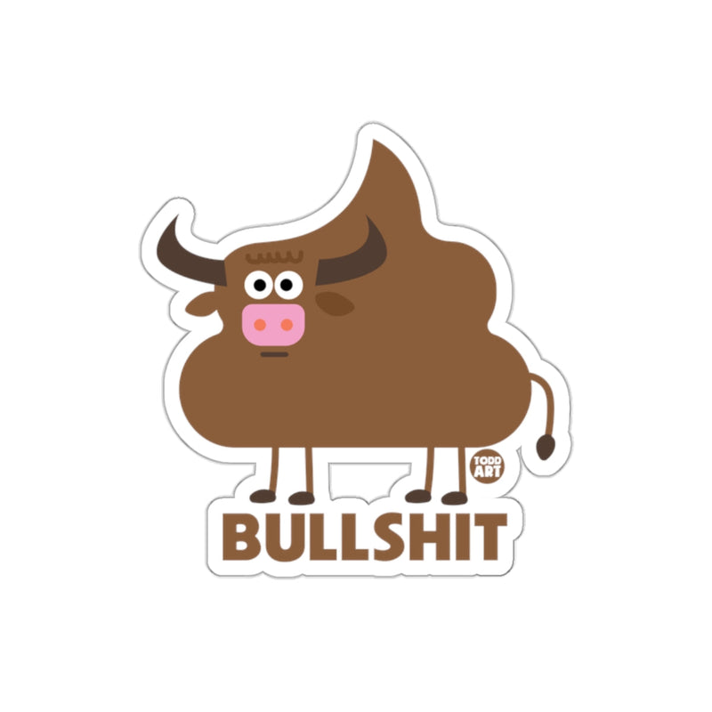 Load image into Gallery viewer, Cartoon Bull Illustration from Todd Art Design sticker
