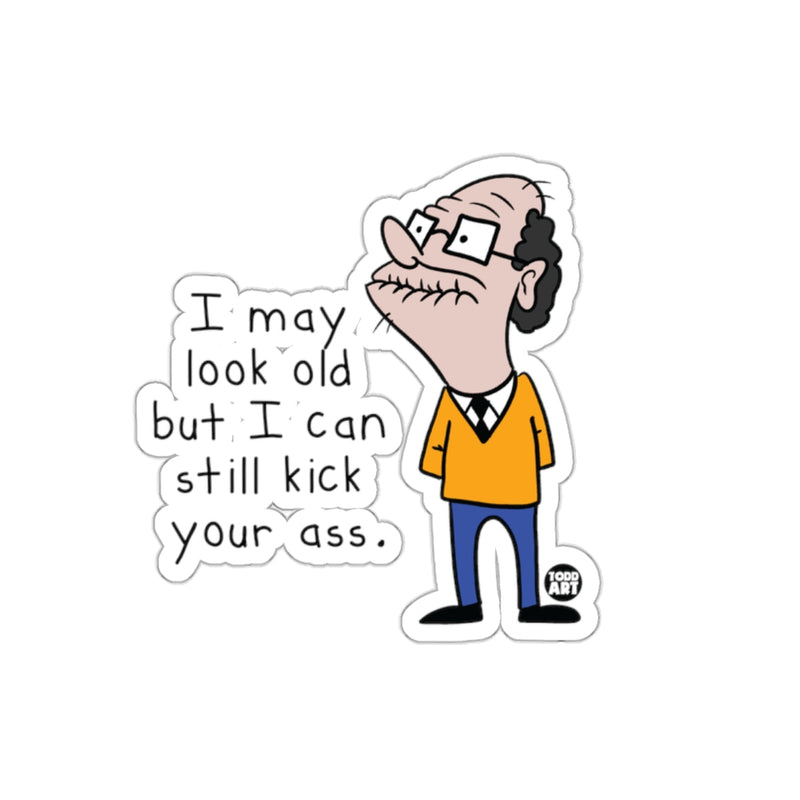 Load image into Gallery viewer, Funny Cartoon Character with Humorous Quote Sticker
