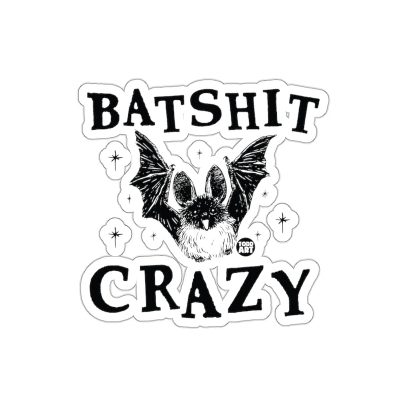 Load image into Gallery viewer, Batshit Crazy Sticker Funny Bat Design for Unique Style
