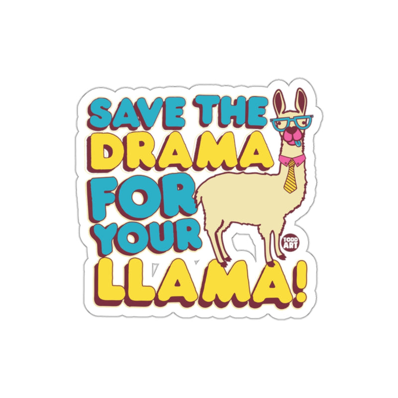 Load image into Gallery viewer, Save the Drama for Your Llama Sticker Product
