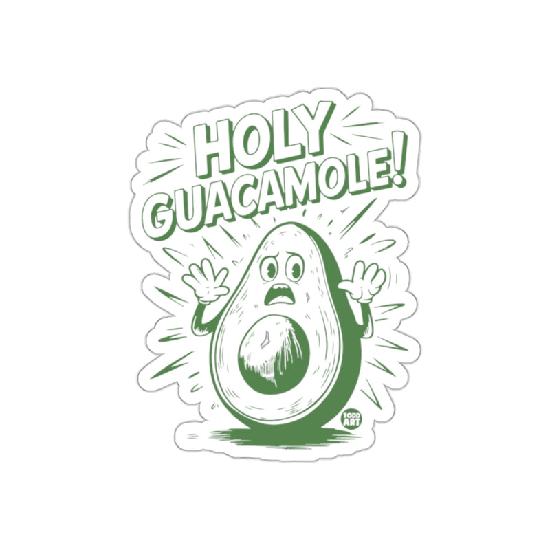 Load image into Gallery viewer, Holy Guacamole Avocado Funny Graphic Sticker
