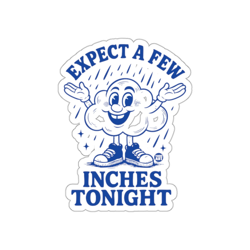 Load image into Gallery viewer, Expect A Few Inches Tonight Sticker
