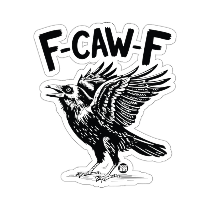 Load image into Gallery viewer, F-CAW-F Raven Todd Art Black White 
