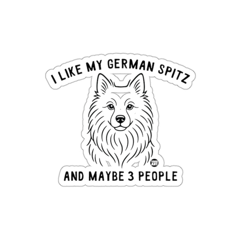 Load image into Gallery viewer, I Like My German Spitz And Maybe 3 People Sticker
