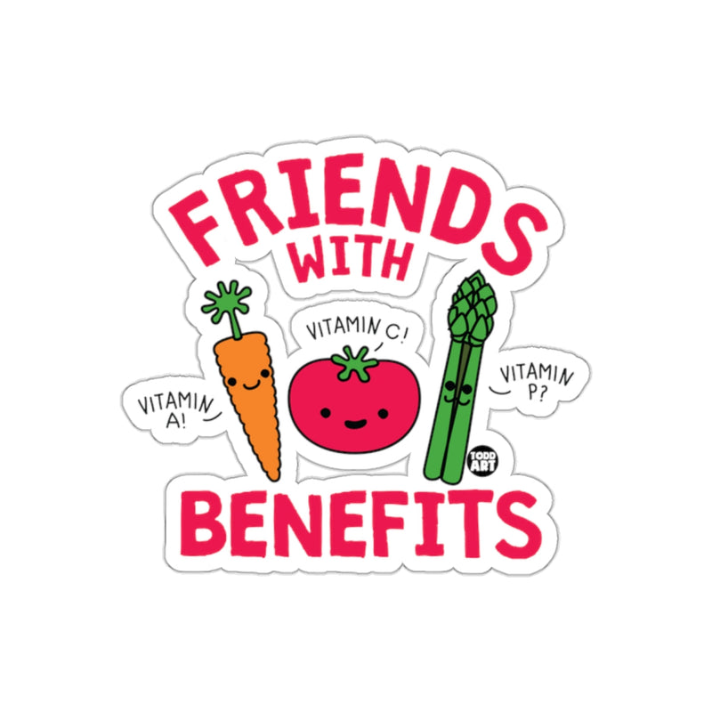 Load image into Gallery viewer, Friends with Benefits Funny Vitamin A C P Sticker
