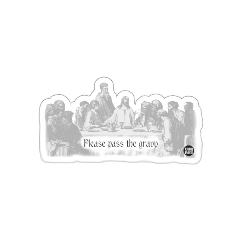 Load image into Gallery viewer, Please pass the gravy humorous sticker for sale
