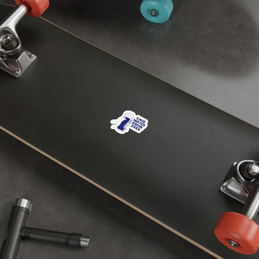 Retro Style Save Ferris Sticker for Skateboard