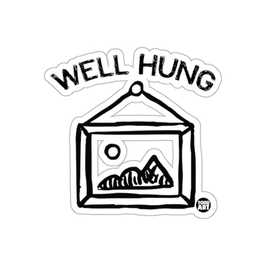 Well Hung Todd Art Decor Sticker
