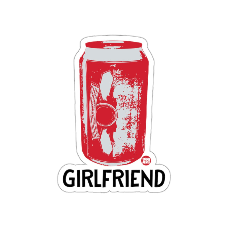 Load image into Gallery viewer, Girlfriend Soda Can Pop Art Sticker Product
