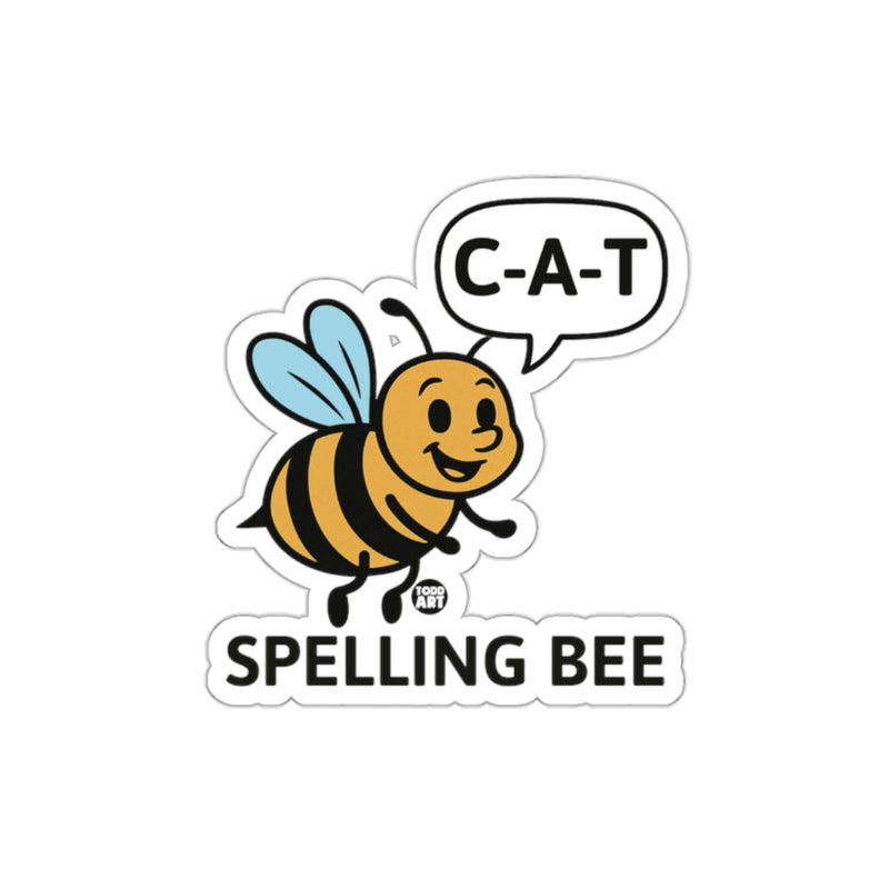Load image into Gallery viewer, Adorable Spelling Bee with Speech Bubble Design Sticker
