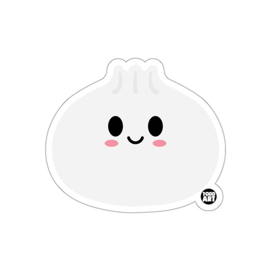 Cute Smiling Dumpling Sticker for Fun and Decoration