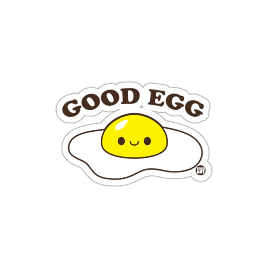 Adorable Good Egg Sticker Fun and Playful Design Sticker