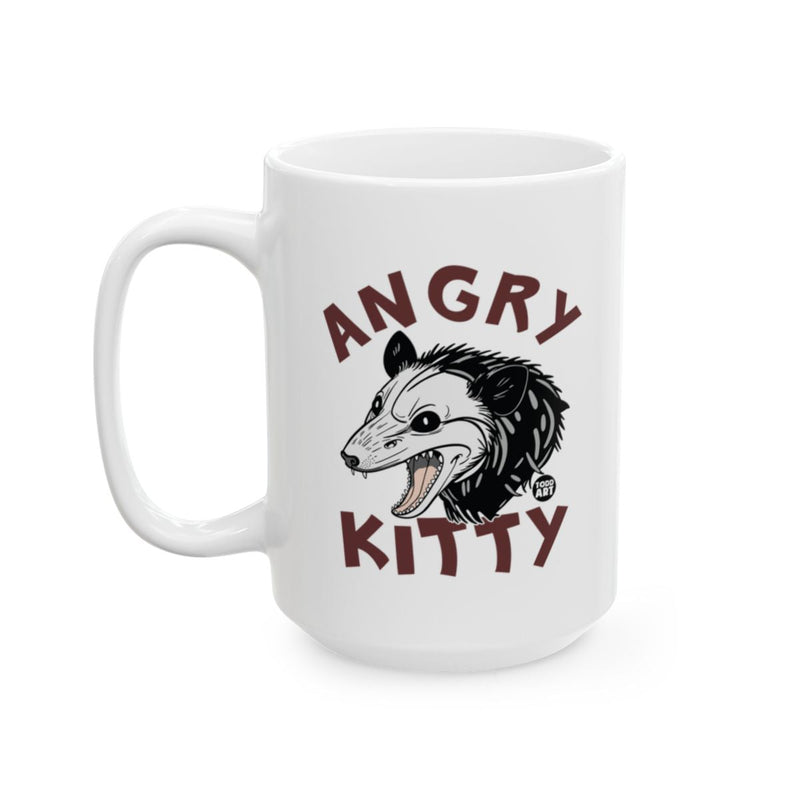 Load image into Gallery viewer, Angry Kitty Funny Animal Design Coffee Mug
