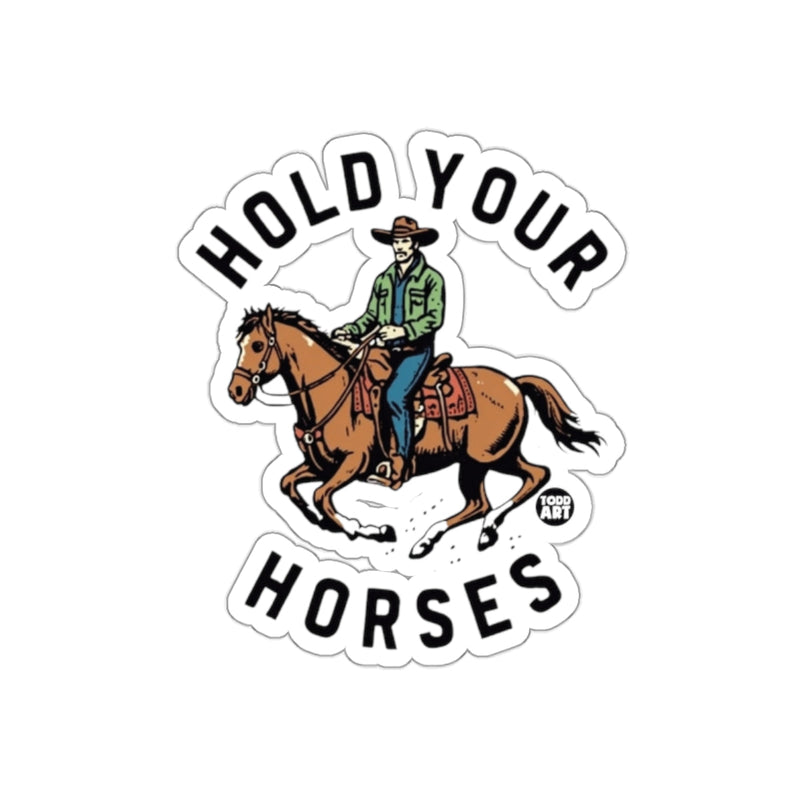 Load image into Gallery viewer, Hold Your Horses Cowboy Riding Horse product
