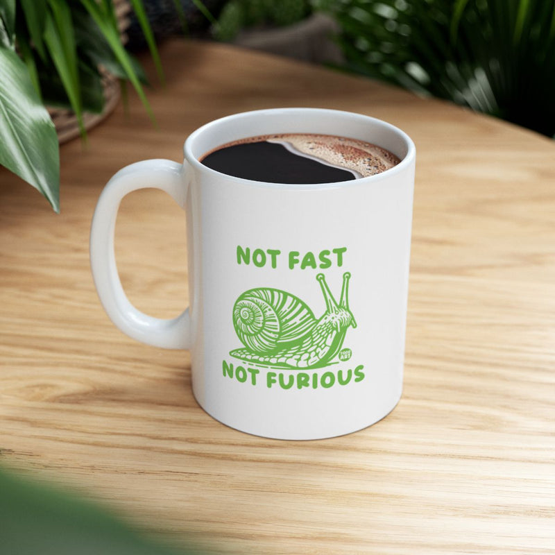 Load image into Gallery viewer, Not Fast Not Furious Snail Design Coffee Mug
