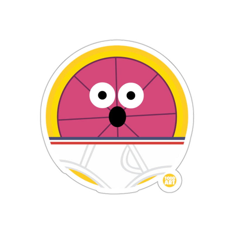Load image into Gallery viewer, Cute Cartoon Pink Citrus Character Sticker
