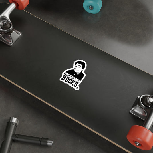 Parkinson's Rocks Artwork Featuring Michael J Fox sticker