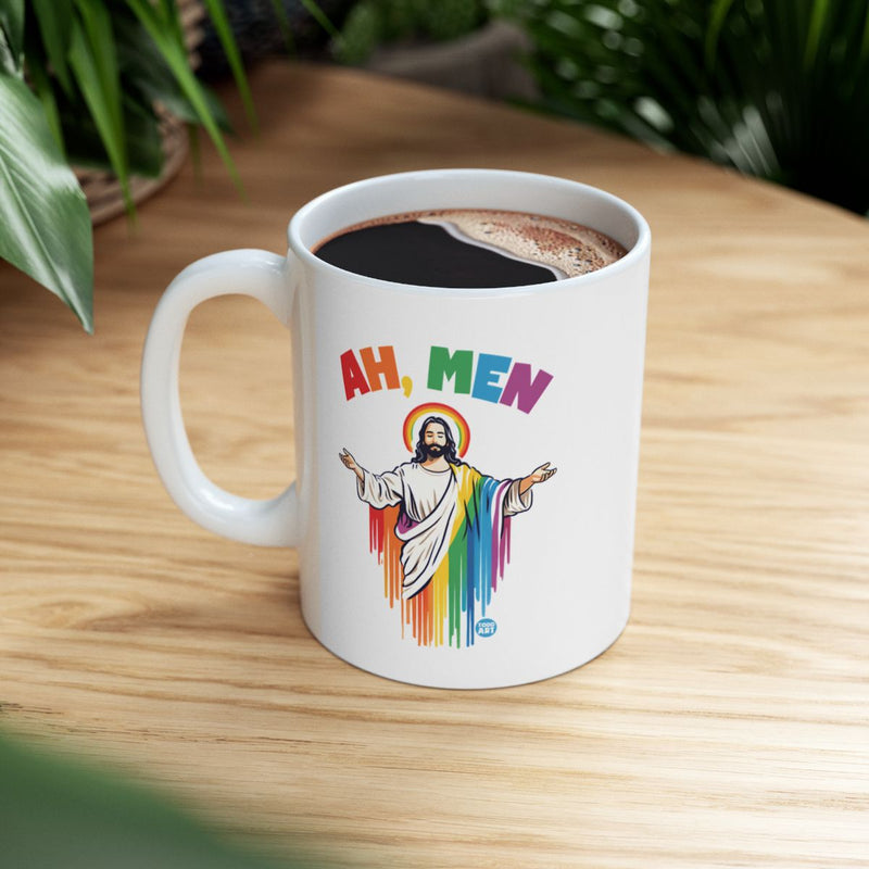 Load image into Gallery viewer, AH MEN Jesus Rainbow Mug for Your Morning Coffee
