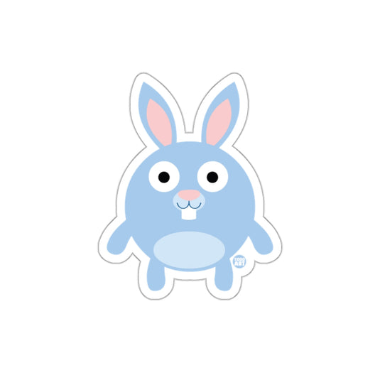 Cute Blue Bunny with Big Ears Sticker Product