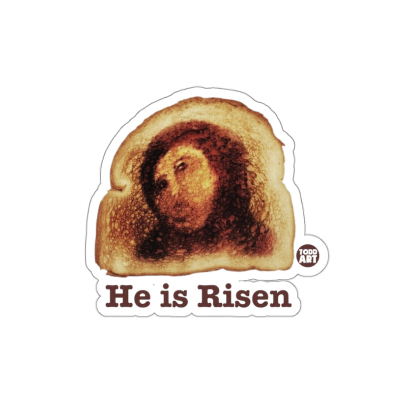 Load image into Gallery viewer, He is Risen Toast Art Sticker for Unique Decor Item

