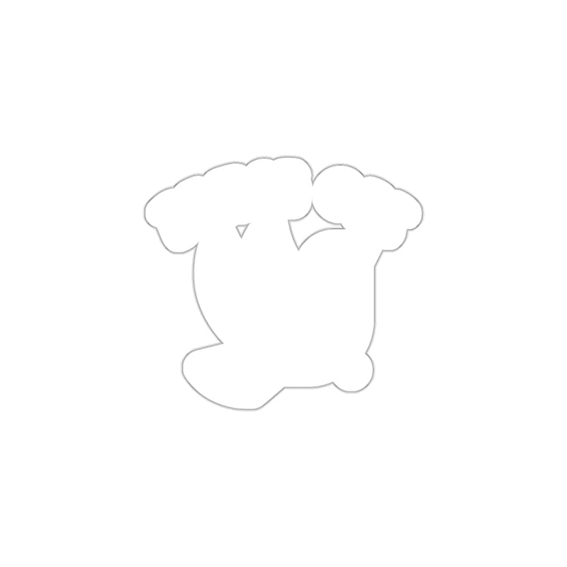 Load image into Gallery viewer, White Cartoon Broccoli Sticker For Laptops and Notebooks
